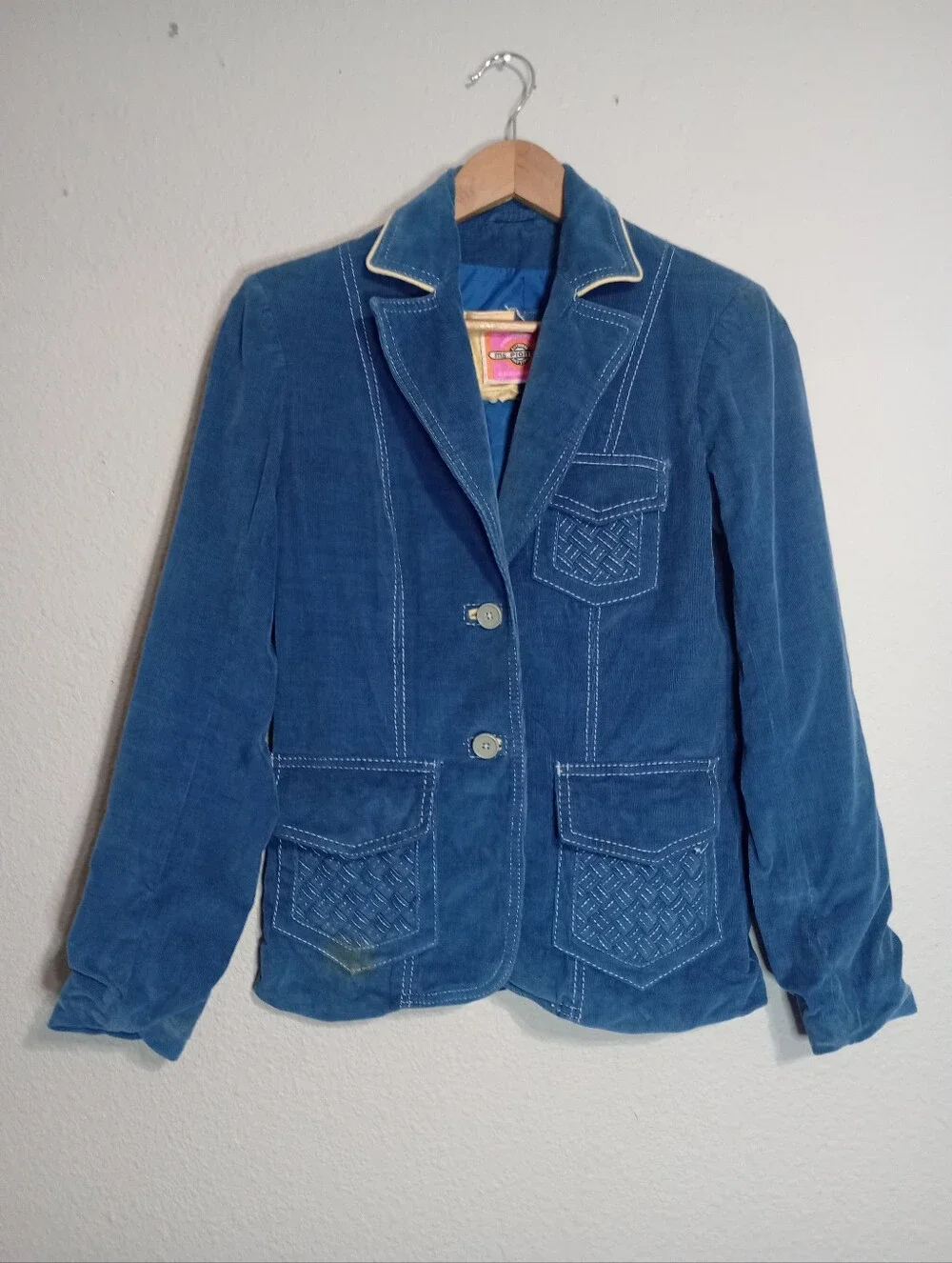 Vintage 70s MS. Pioneer Corduroy Western Jacket Retro